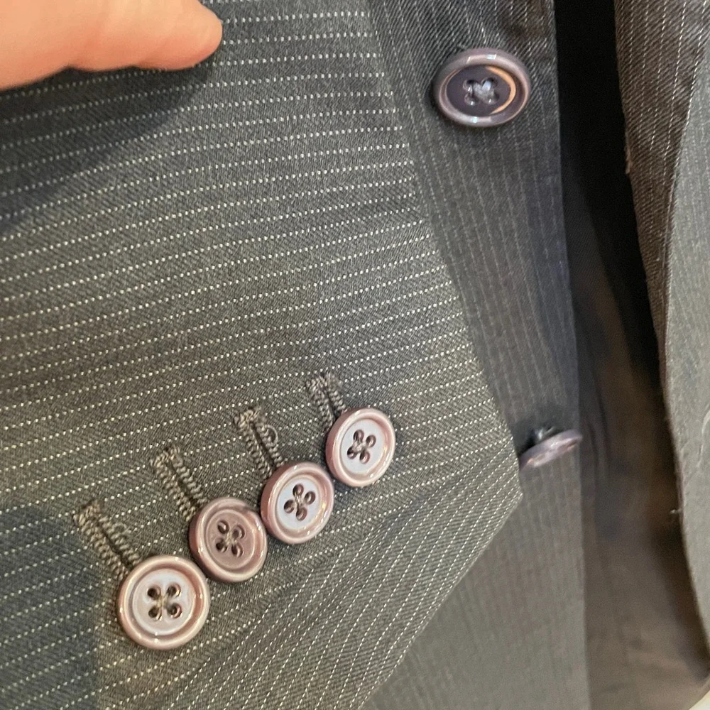 Ralph Lauren wool blazer pin stripes